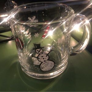 Starbucks Clear Holiday Icon Mug NWT